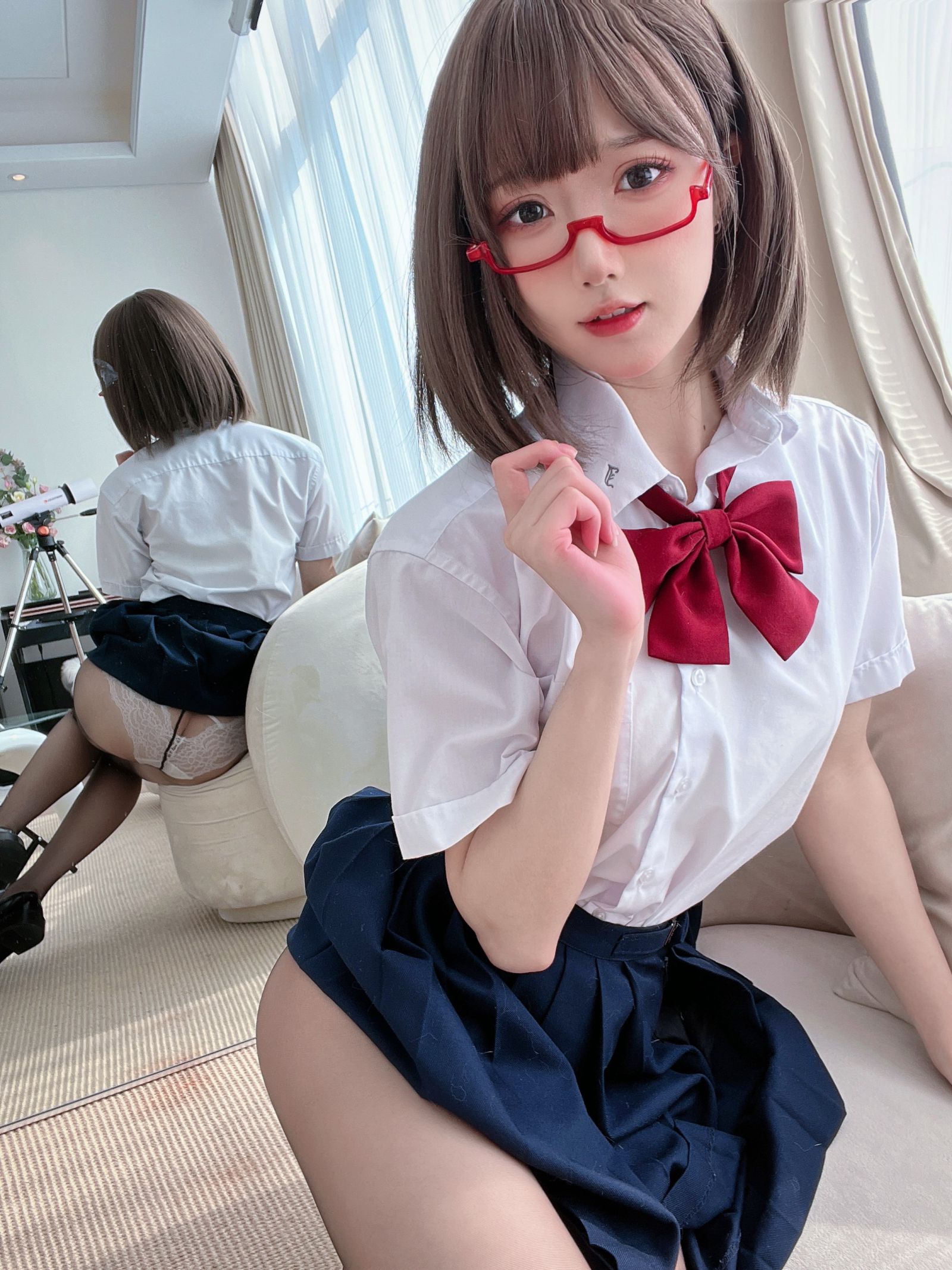 图片[3]-动漫博主阿包也是兔娘 Jk学妹 28P-COS世界